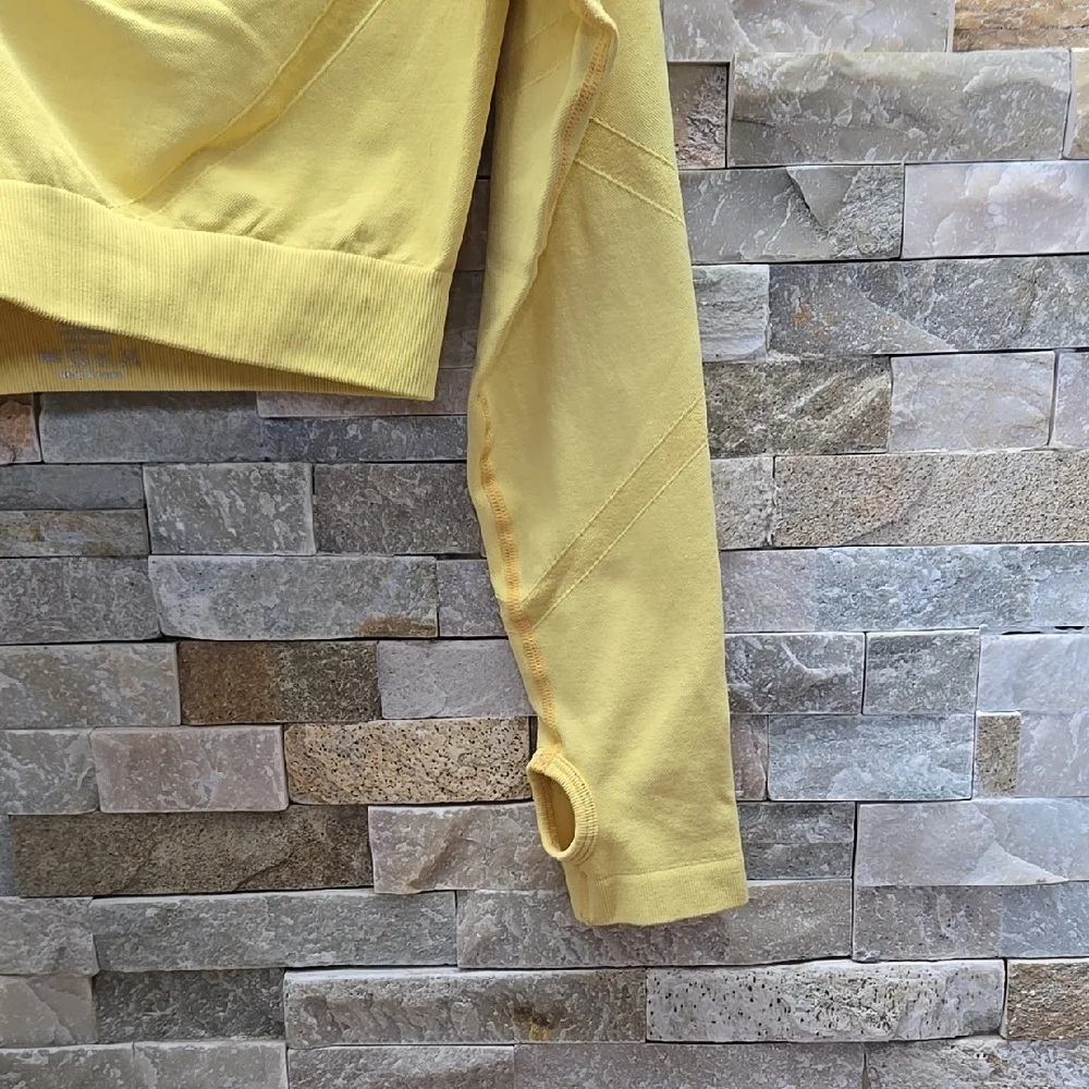 Yellow Long Sleeve Women's Top - Picture 4 of 4